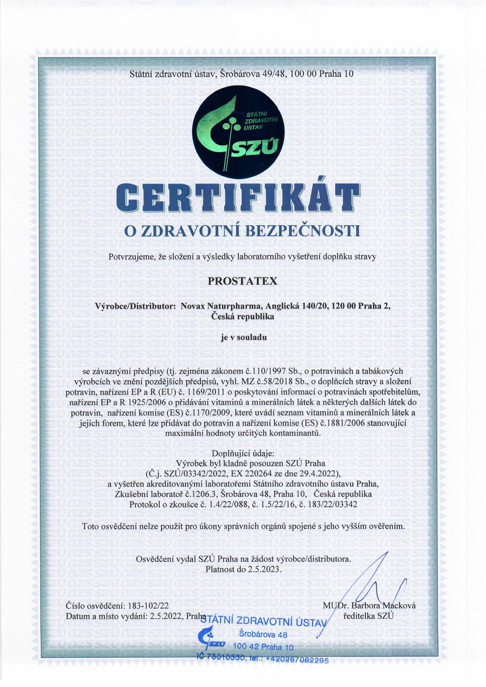 certifikat