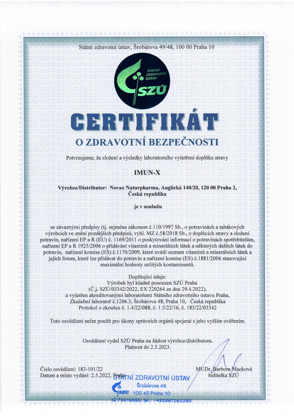 certifikat