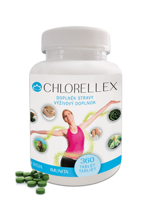 CHLORELLEX - čistá chlorella v tabletách pro pročistění organismu a imunitu 