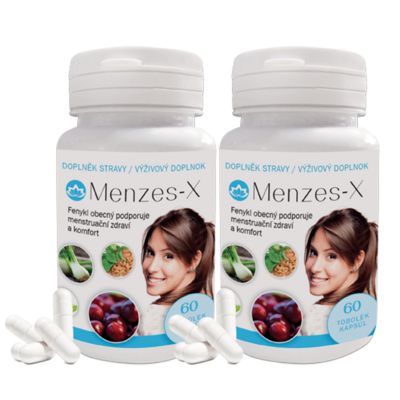 Menzes-X 1+1 ZDARMA - menstruační zdraví, (před)menstruační komfort