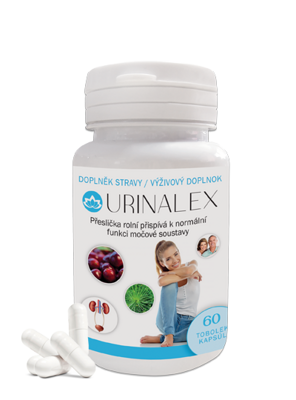 URINALEX - pro vaši močovou soustavu s extra dávkou D-manózy a kanadskou brusinkou