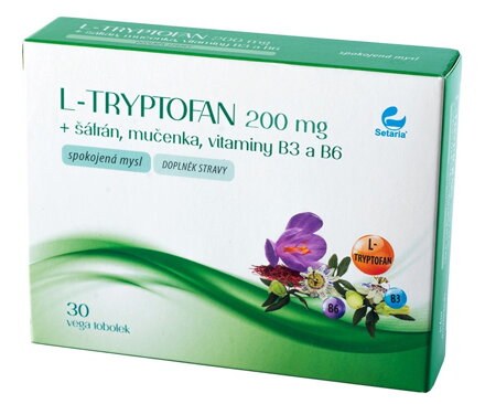 L-Tryptofan+šafrán+mučenka+vitaminy B3 a B6