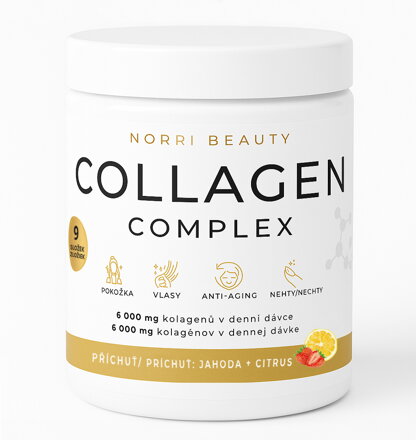 Norri Beauty Collagen Complex - příchuť jahoda+citrus