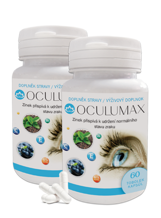 2x OCULUMAX-  to nejlepší pro vaše oči s vysokou dávkou luteinu - čtyřměsíční balení 120 tobolek